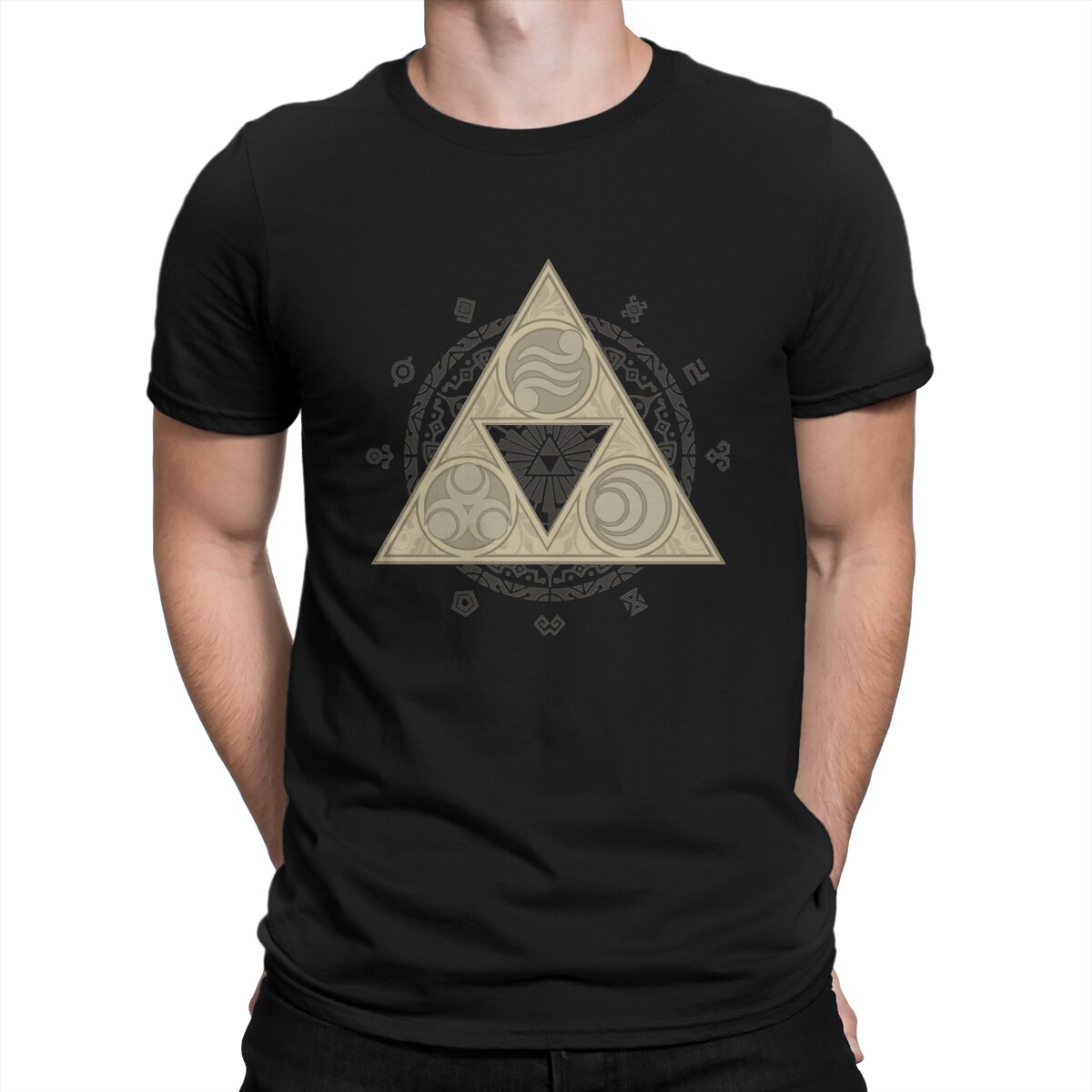 Retro Gaming Zelda - Camiseta de algodón de manga corta