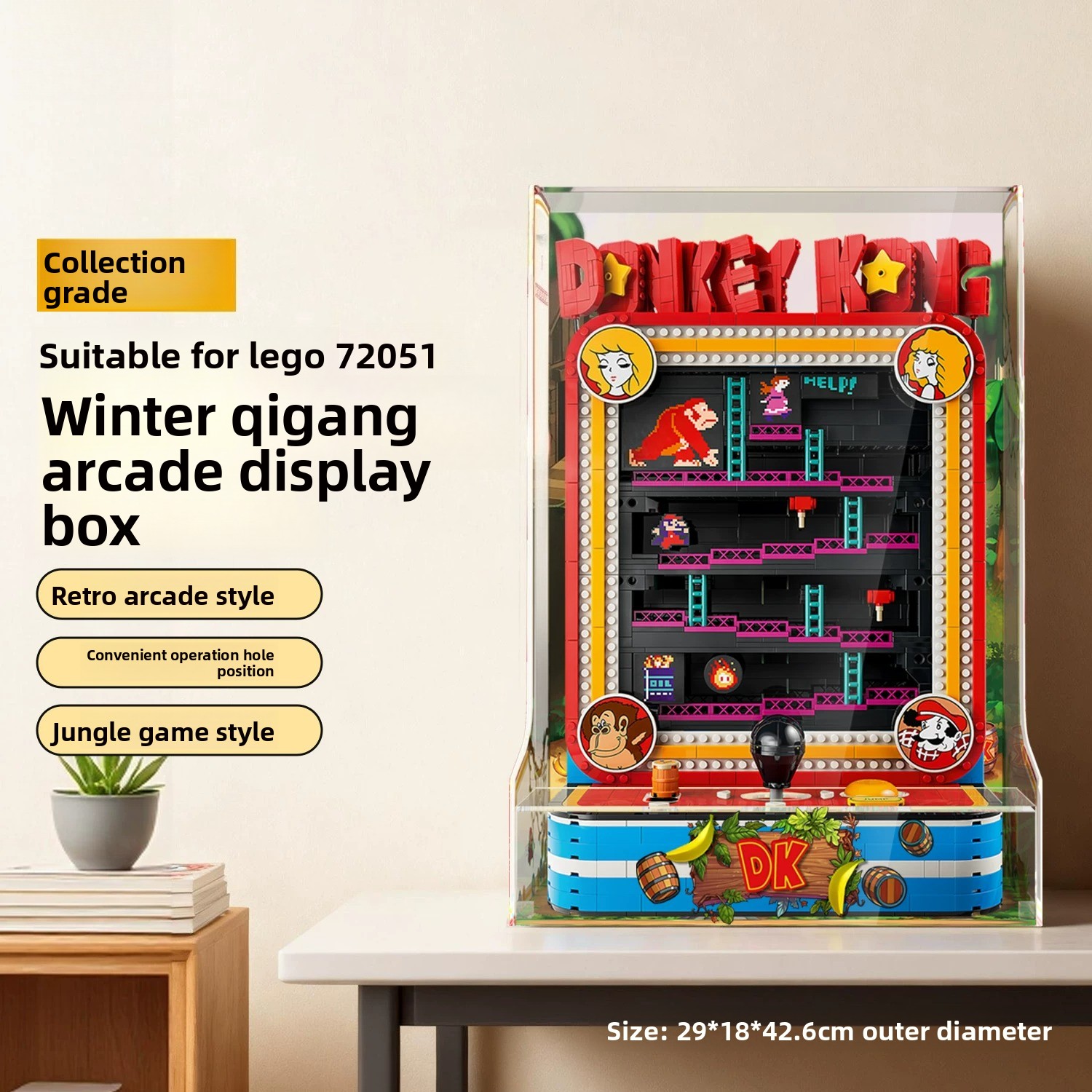 Console Dust Cover - Adecuado para LEGO 72051, Caja de