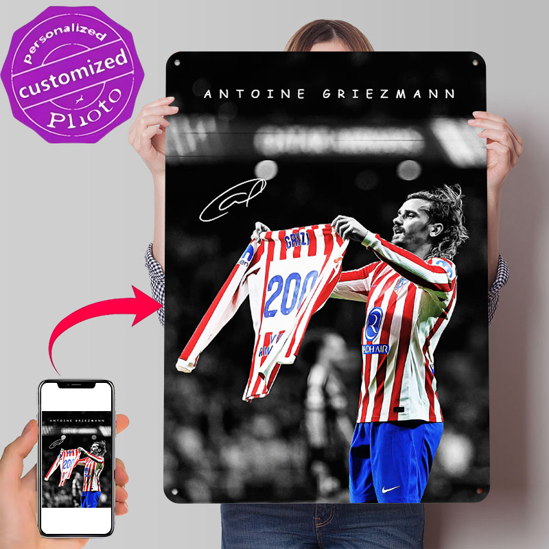 Retro Gaming Jersey - Póster de Antoine Griezmann con Camiseta,
