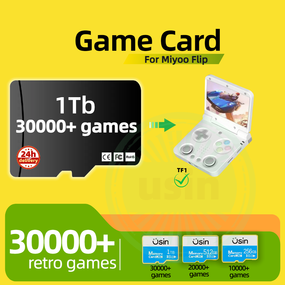 Retro Gaming Tablet - Tarjeta de juego para Miyoo Flip