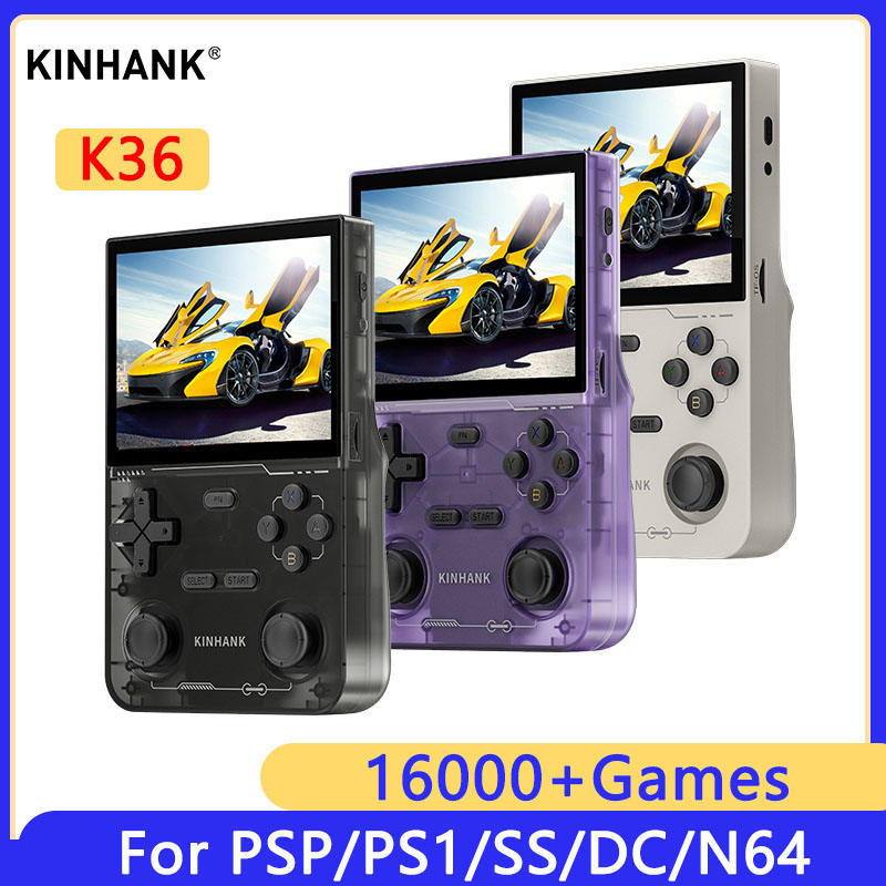 Retro Gaming Images - KINHANK K36 Consola de videojuegos portátil