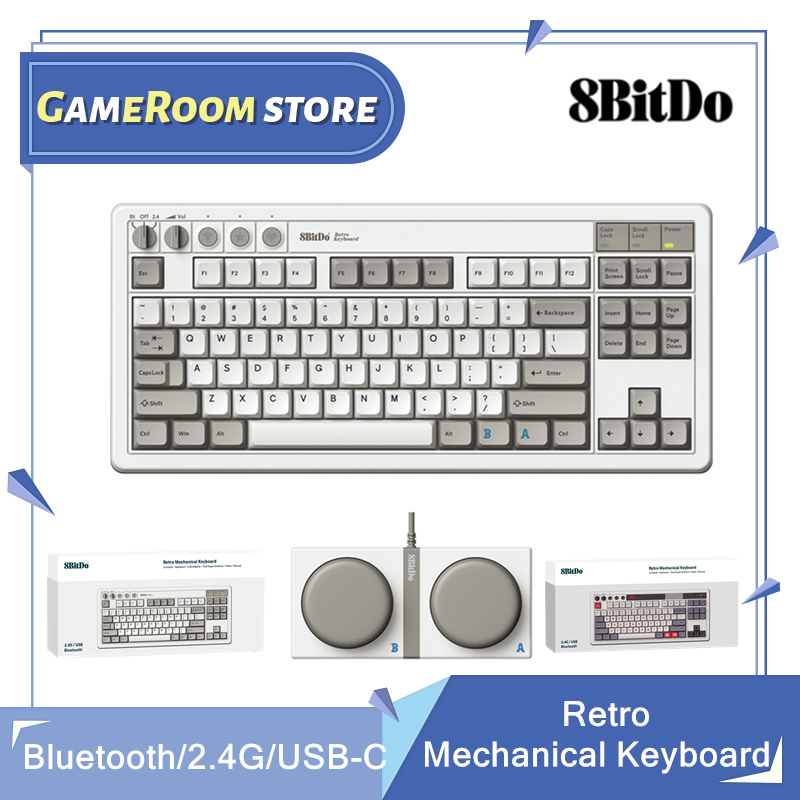 Retro Gaming Android - Teclado mecánico retro 8Bitdo, teclado para