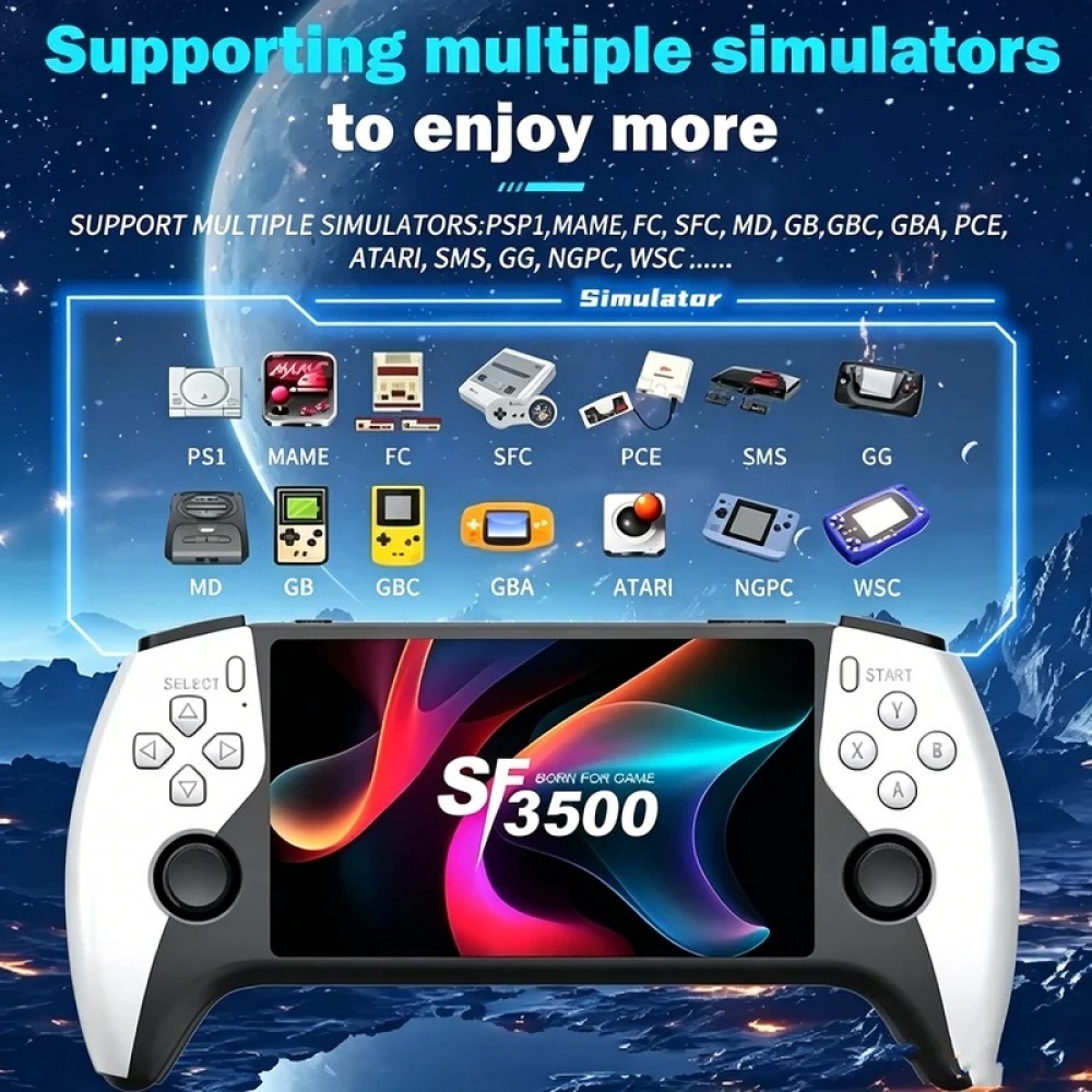 Retro Gaming Tablet - Consola de juegos portátil SF3500 de