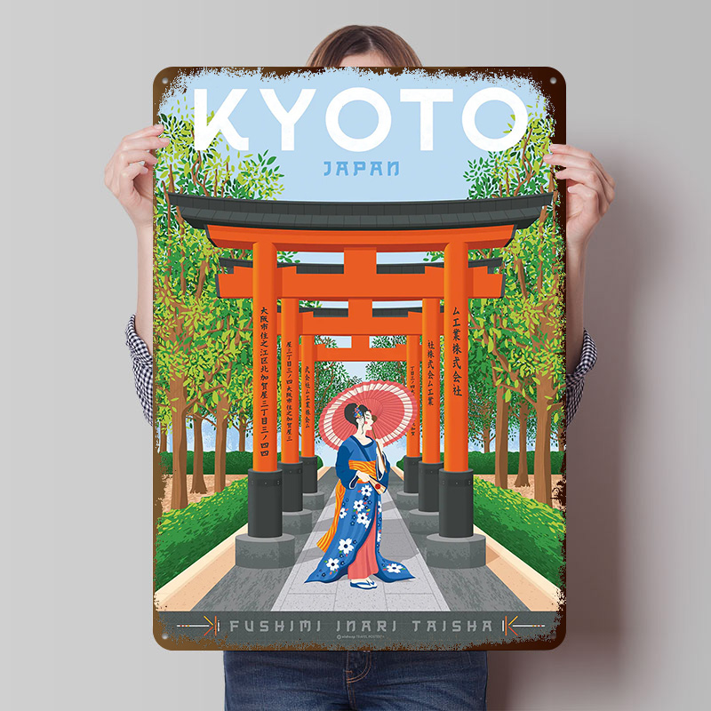 Póster de Viaje de Kioto, Japó - Retro Gaming Japan reseña y precio