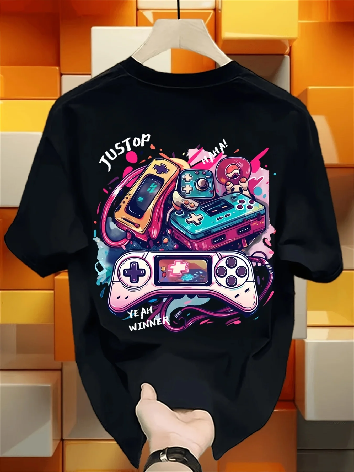 Camiseta con estampado de dobl - Retro Gaming Jersey reseña y precio