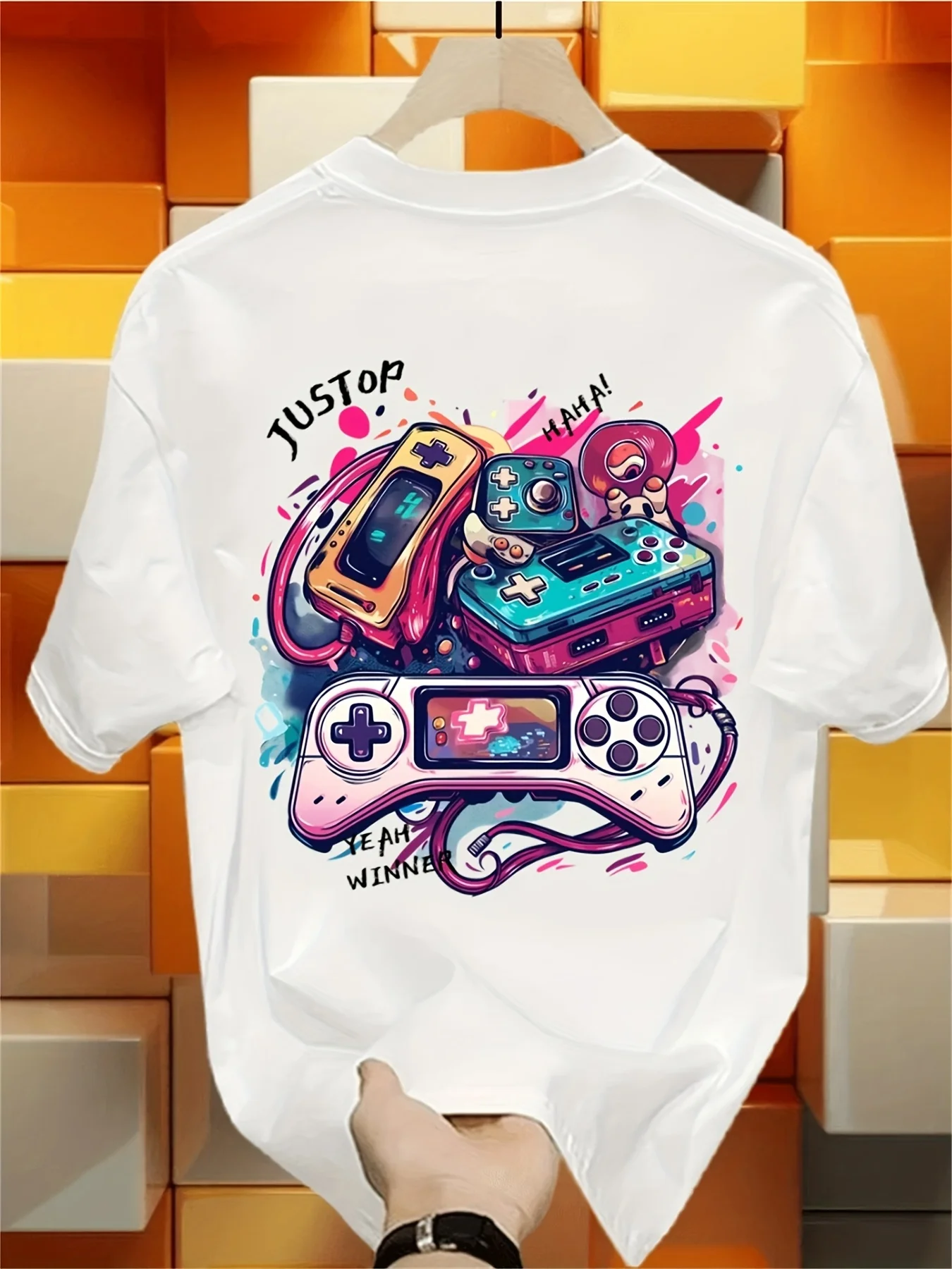 Camiseta con estampado de dobl - Retro Gaming Jersey reseña y precio