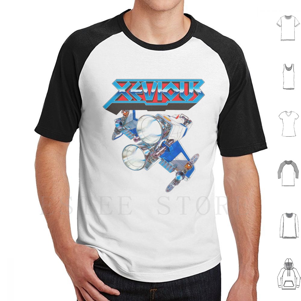 Camiseta con Logo de Xevious ( - Retro Gaming Japan reseña y precio