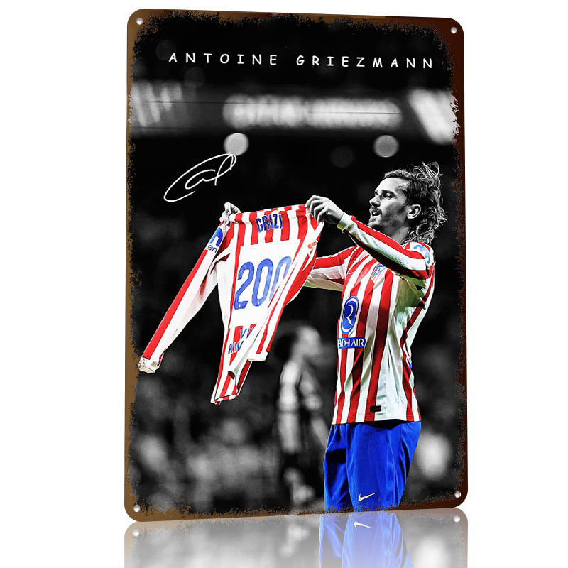 Póster de Antoine Griezmann co - Retro Gaming Jersey reseña y precio