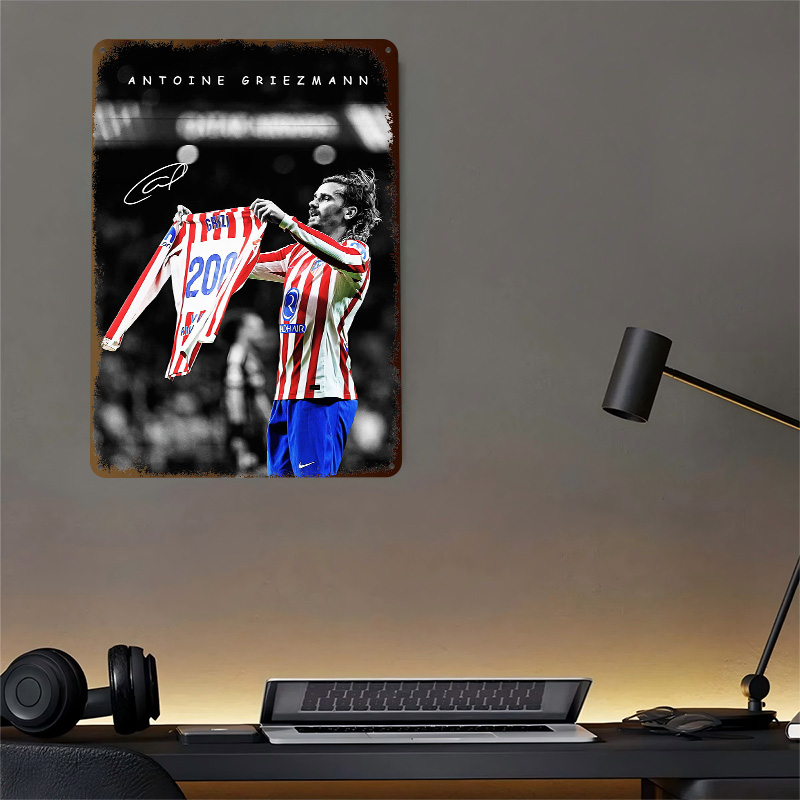 Póster de Antoine Griezmann co - Retro Gaming Jersey reseña y precio