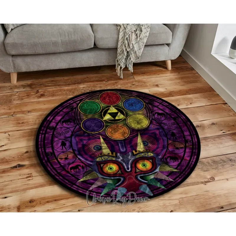 Alfombra redonda con símbolo d - Retro Gaming Zelda reseña y precio