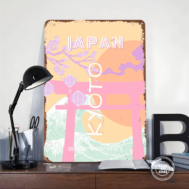 Póster Metálico de Arte de Via - Retro Gaming Japan reseña y precio