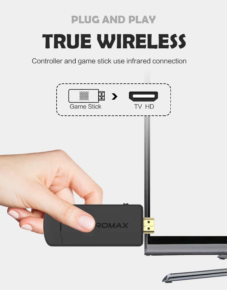 DATA FROG Consola USB inalámbr - Retro Gaming Hdmi Stick reseña y precio