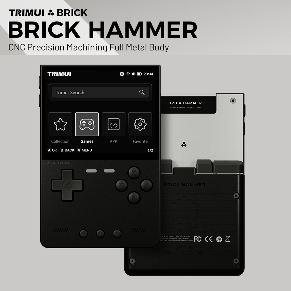 Consola Trimui Brick Hammer co - Retro Gaming Images reseña y precio